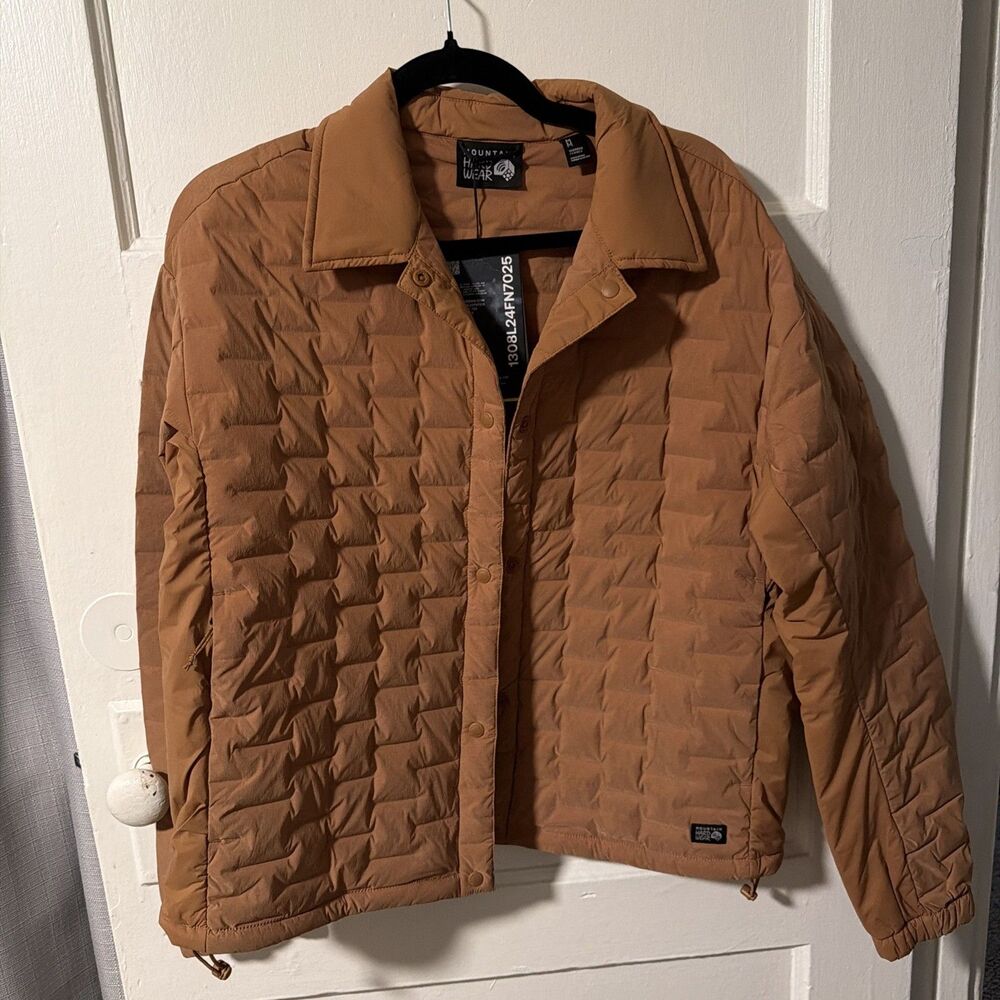NWT Mountain Hardwear  Women Stretchdown Light 700 Down Jacket Copper Clay Sz M